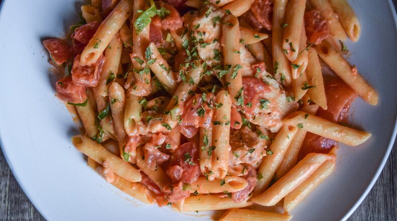 Einstein’s Cajun Chicken Pasta. Contributed by Tori Allen PR