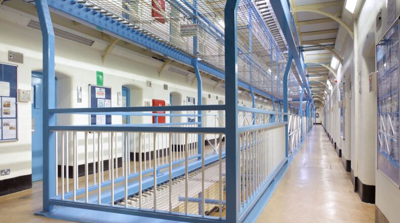 Prison cells.