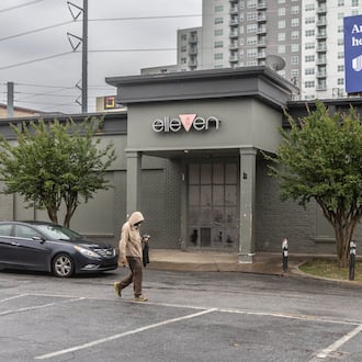 The Elleven45 Lounge on Peachtree Road closed permanently after patrons were fatally shot inside on Mother's Day in 2024. The Buckhead nightclub's owner, Djibril Dafe, is now on the hook for $66.5 million in a lawsuit brought by the family of one of the slain patrons. (John Spink for the AJC 2024)