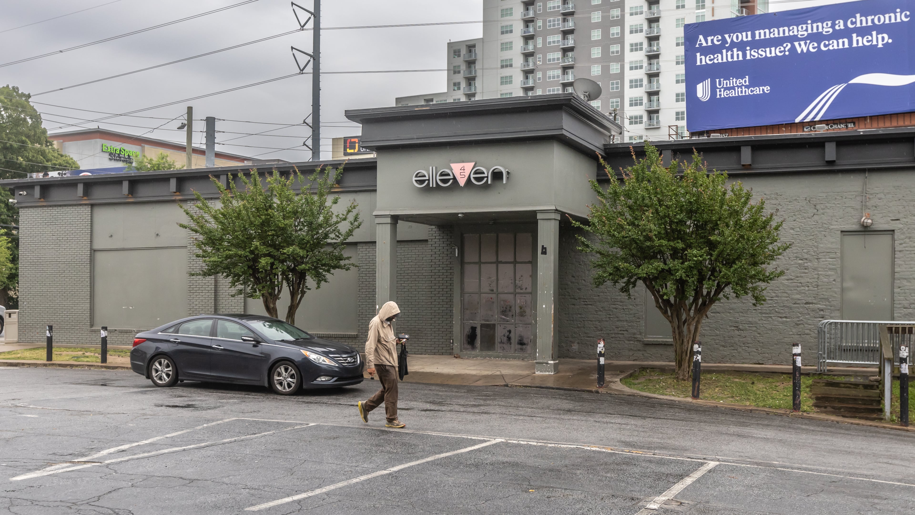 The Elleven45 Lounge on Peachtree Road closed permanently after patrons were fatally shot inside on Mother's Day in 2024. The Buckhead nightclub's owner, Djibril Dafe, is now on the hook for $66.5 million in a lawsuit brought by the family of one of the slain patrons. (John Spink for the AJC 2024)