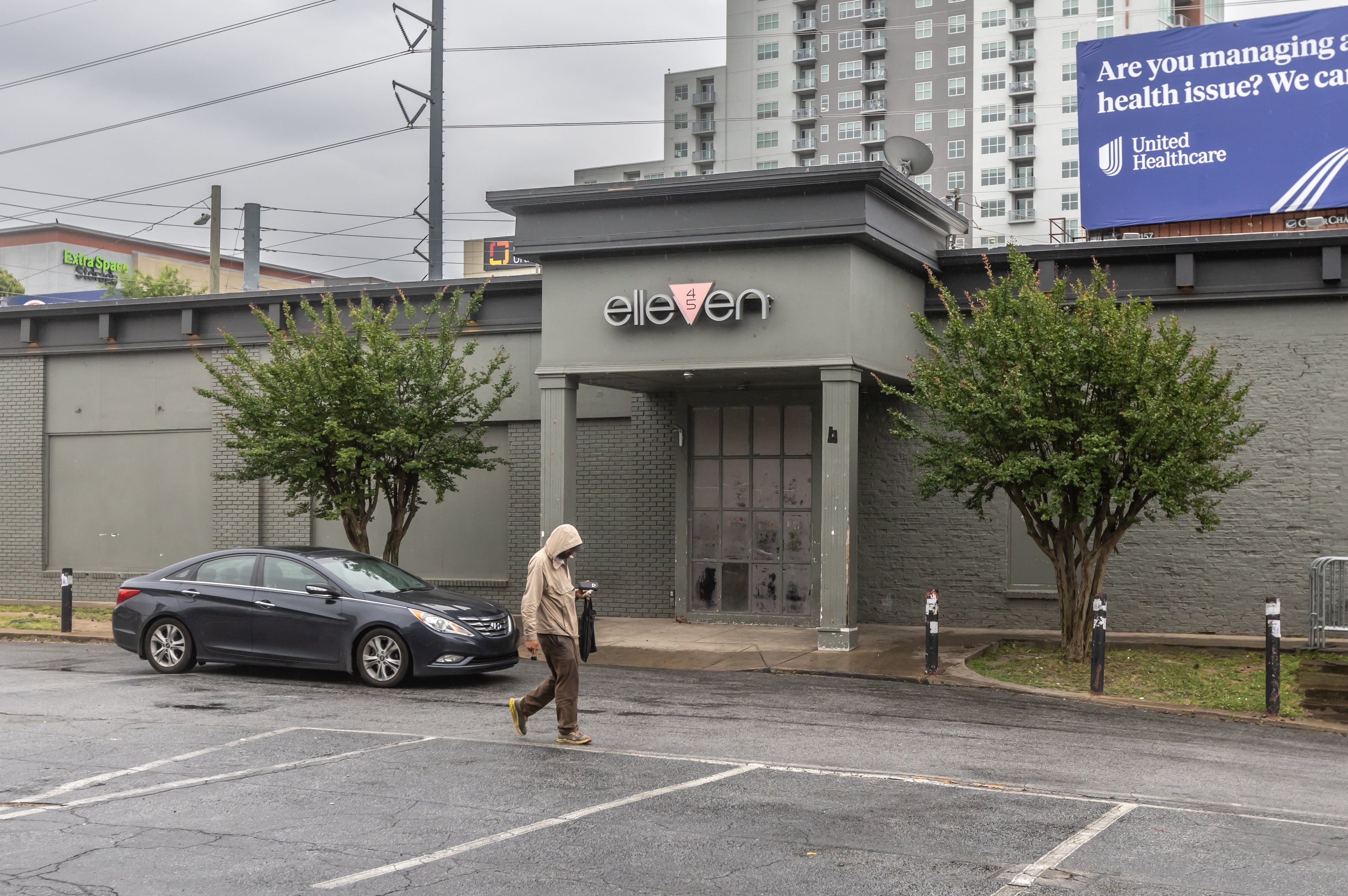 The Elleven45 Lounge on Peachtree Road closed permanently after patrons were fatally shot inside on Mother's Day in 2024. The Buckhead nightclub's owner, Djibril Dafe, is now on the hook for $66.5 million in a lawsuit brought by the family of one of the slain patrons. (John Spink for the AJC 2024)