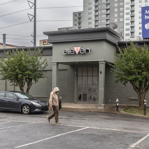 The Elleven45 Lounge on Peachtree Road closed permanently after patrons were fatally shot inside on Mother's Day in 2024. The Buckhead nightclub's owner, Djibril Dafe, is now on the hook for $66.5 million in a lawsuit brought by the family of one of the slain patrons. (John Spink for the AJC 2024)