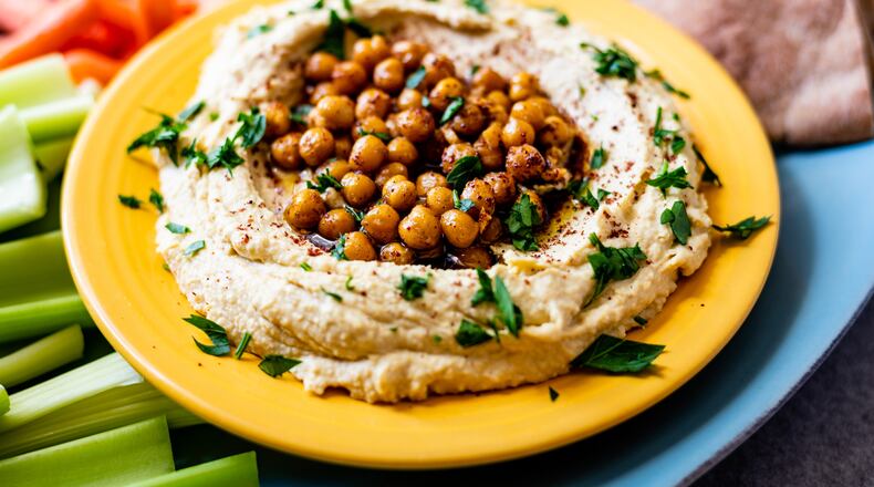 Hummus with Sumac Chickpeas. CONTRIBUTED BY HENRI HOLLIS