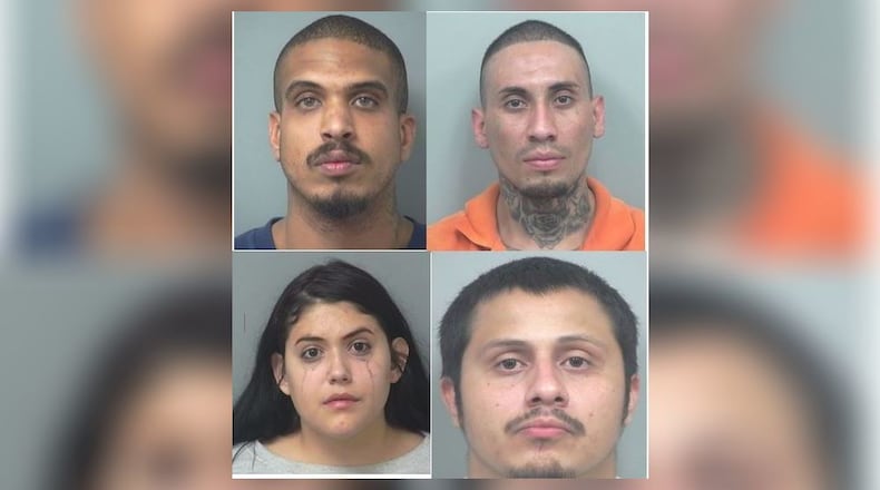 Clockwise from top left: Julio Cesar Perez-Duran, Rodrigo Pinon-Lopez, Jonathan Gonzalez, Geraldy Gomez