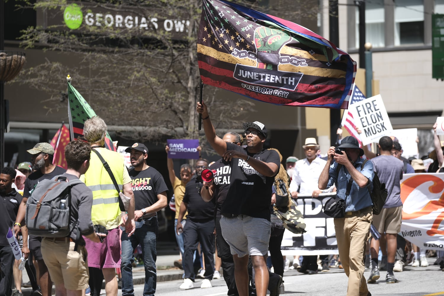 hands off rally