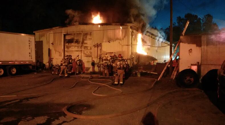 A building belonging to ALLSTAR Logistics suffered "extensive damage" in a Sunday morning electrical fire.