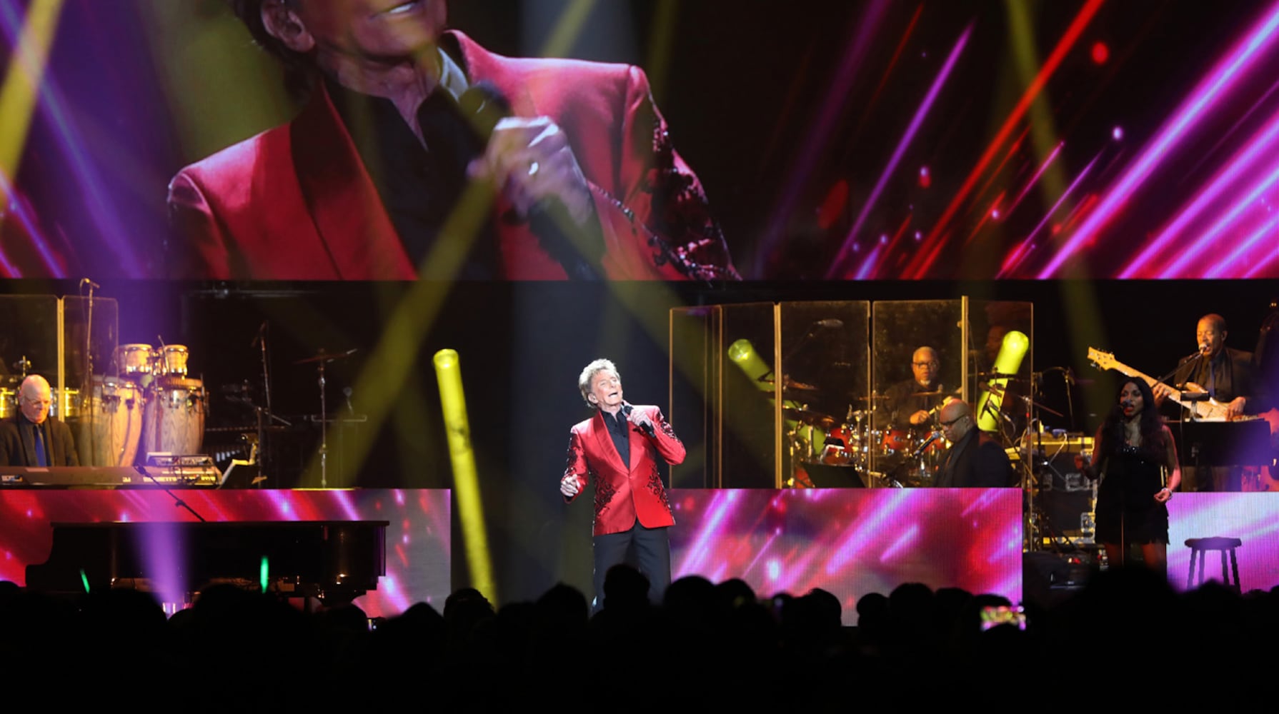 Barry Manilow entertained his loyal fans on Thursday, January 19, 2023 at State Farm Arena on his Hits 2023 Tour. Comedian Gordie Brown opened the show.
Robb Cohen for the Atlanta Journal-Constitution