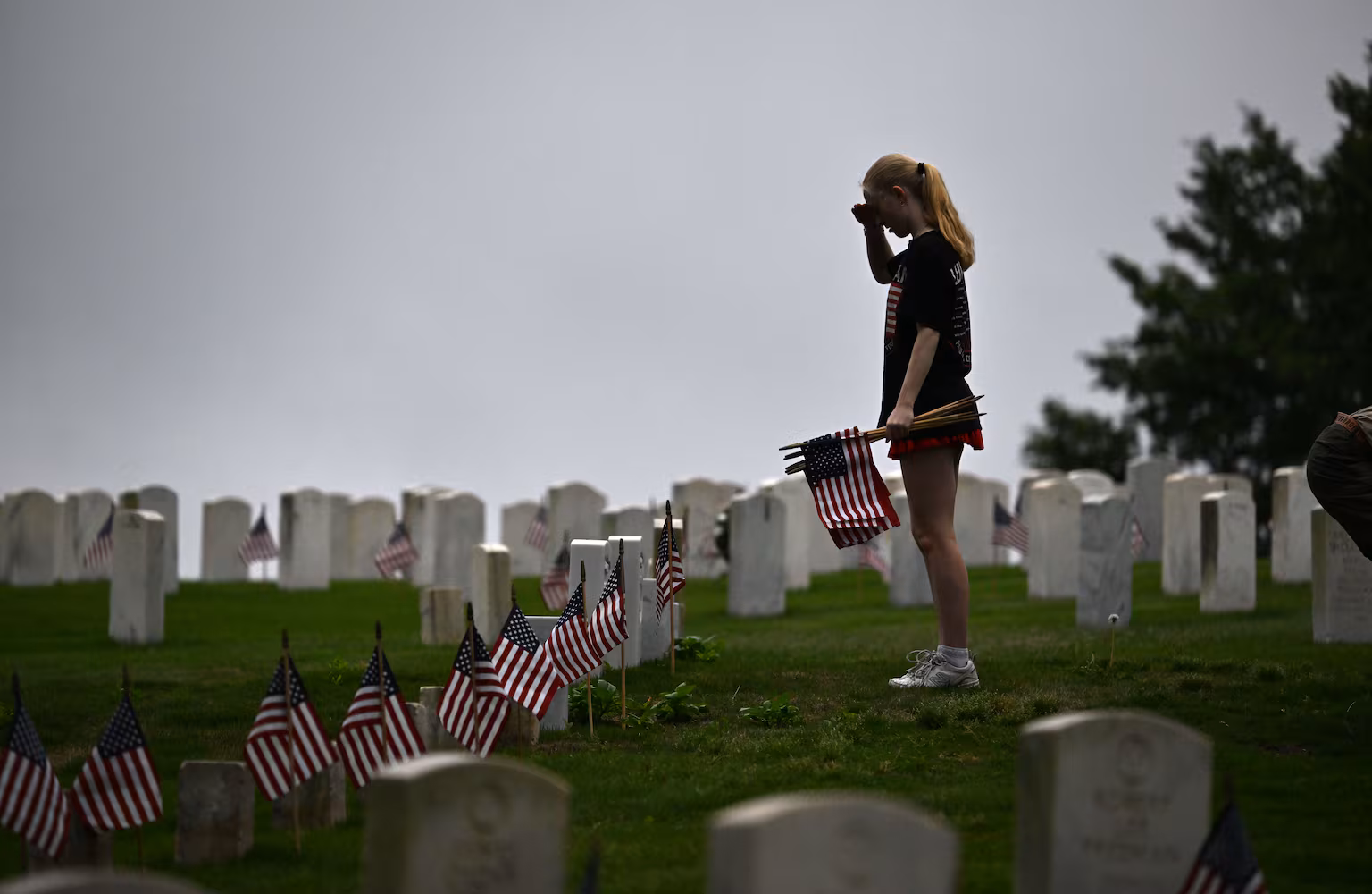 Memorial Day Flag Placement