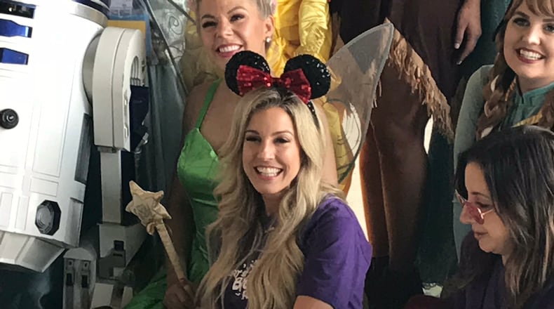 Kristin Klingshirn, who has been with the Bert Show almost a decade, had her first child March 21, 2021. RODNEY HO/rho@ajc.com