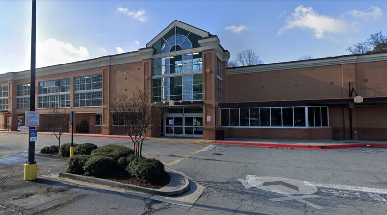 A Google Map image of the shuttered “Disco” Kroger on Piedmont Road in Buckhead. The store will be replaced by a Publix grocery store. (Google Maps)