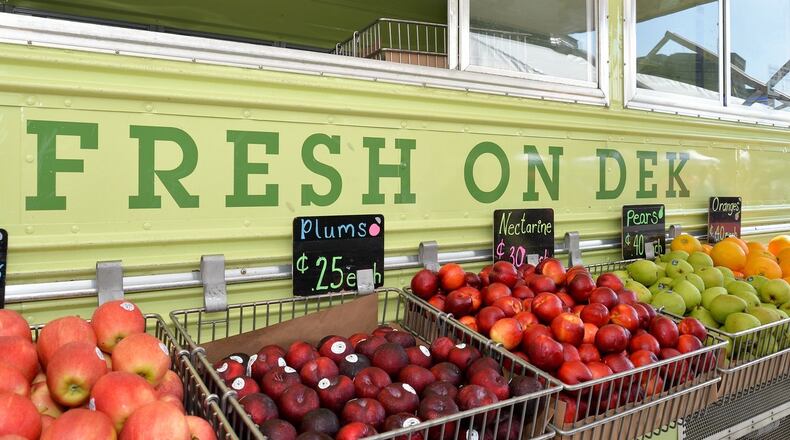 Until July 15, DeKalb residents can visit one of eight sites to receive free pre-bagged vegetables and fruits. (Courtesy of DeKalb County UGA Extension Office)