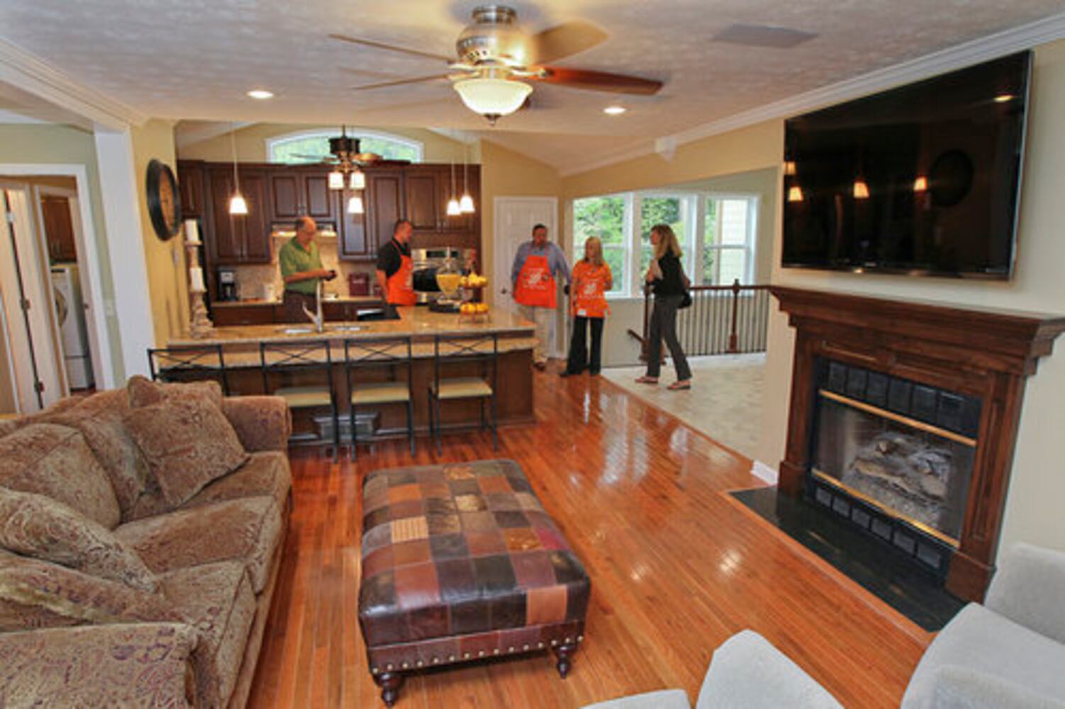 Aimee Copeland's renovated home unveiled