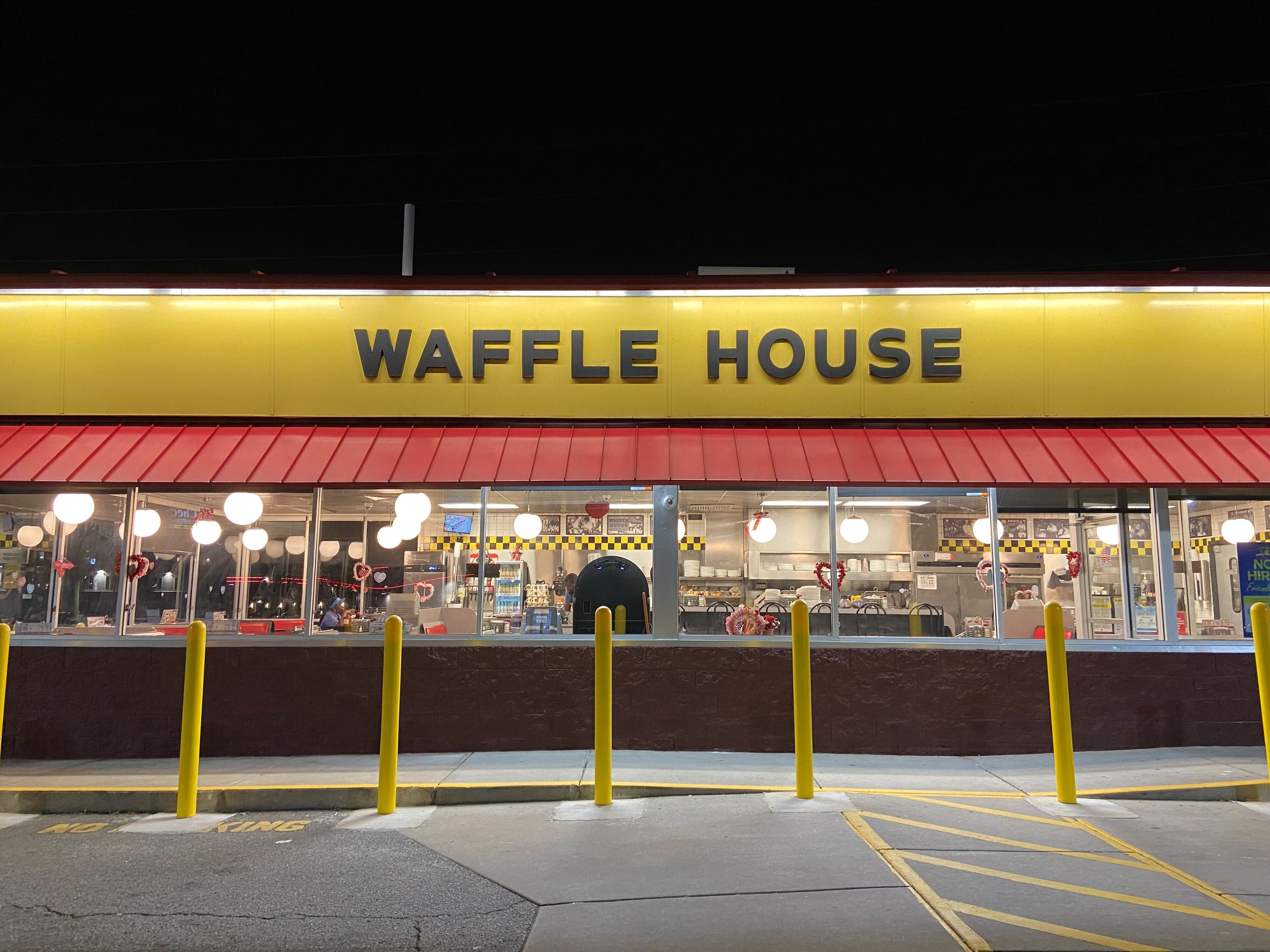 Despite egg prices still being high across the country, Waffle House has removed its 50-cent egg surcharge (Savannah Sicurella/AJC)