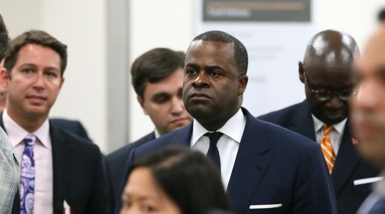 Atlanta Mayor Kasim Reed at the airport this week. BOB ANDRES / BANDRES@AJC.COM