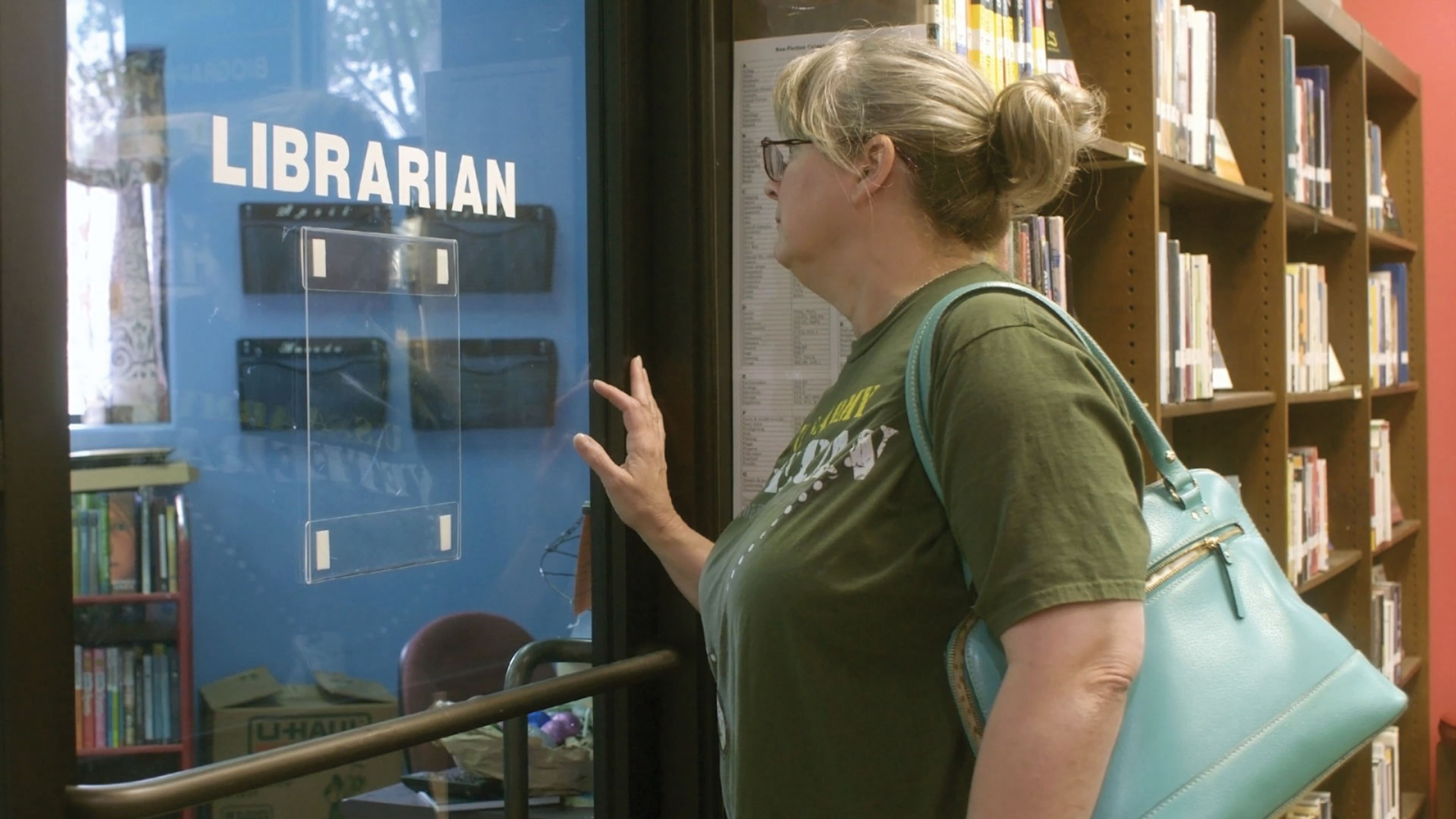 The documentary “The Librarians” details assaults on free speech and censorship played out at libraries and school boards across the country. (Courtesy of Amy Bench/Out on Film)