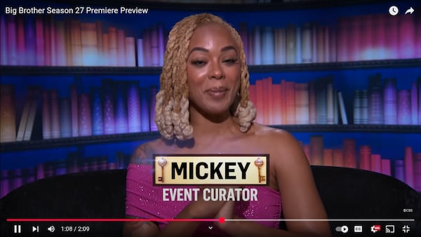 Mickey Lee, 35, of Atlanta, seen in this screenshot, identifies herself as an "event curator" for purposes of the show. Her Instagram identifies her as "director of immersive experiences." 