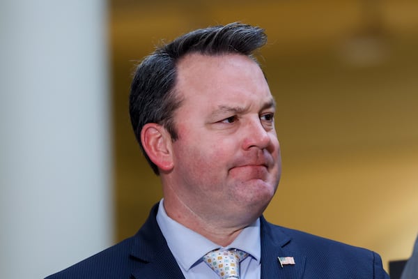 Lt. Gov. Burt Jones is running for governor of Georgia. (Arvin Temkar/AJC)