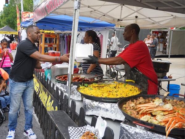 The 40th annual Sweet Auburn Springfest on Saturday and Sunday, May 9-10 features a food court and culinary experiences, family-friendly music on multiple stages and more. (Photo courtesy of Sweet Auburn Springfest)