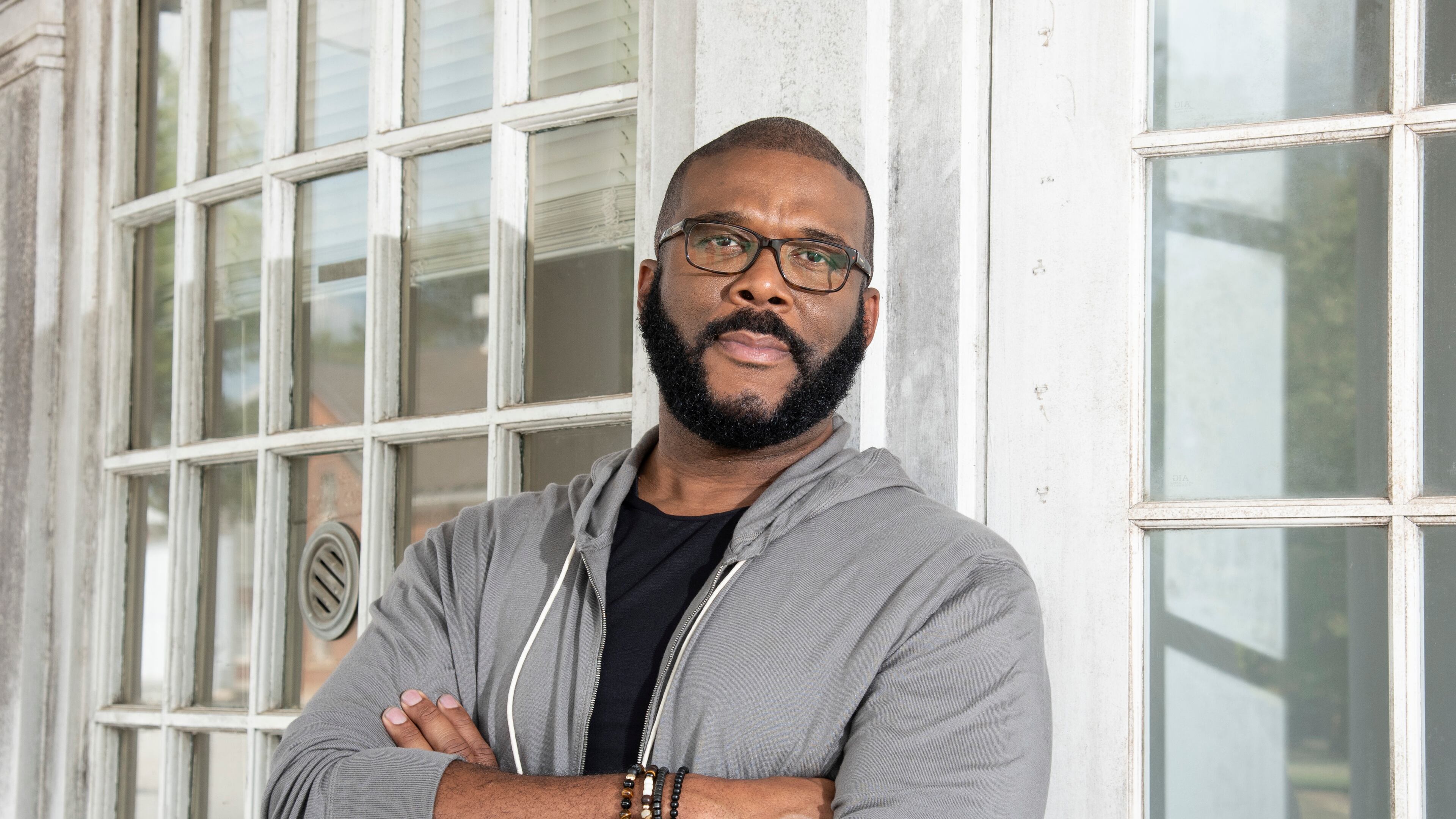 Atlanta filmmaker Tyler Perry's interest in a public component to his southwest Atlanta studio campus dates back several years. In 2021, he agreed to purchase 38 acres of land next to Tyler Perry Studios for $8.5 million. (Hyosub Shin/AJC 2019)