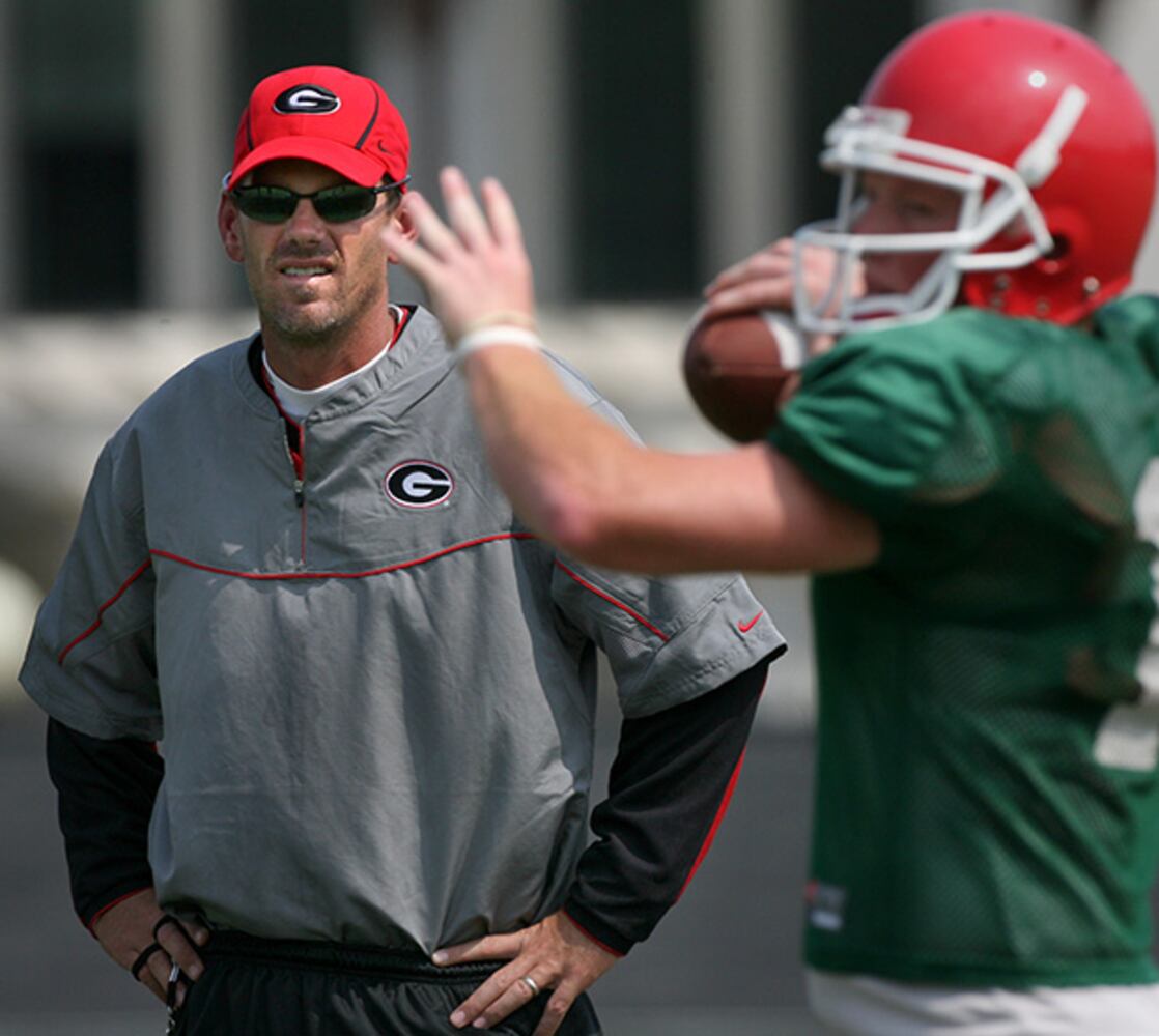 Mike Bobo, offensive coordinator, 2007-2014