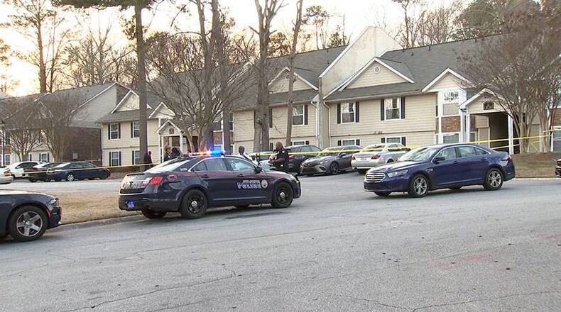 Police investigated Wednesday after a 16-year-old girl was wounded by a bullet that went through the walls of her apartment in the 3200 block of Stone Road in southwest Atlanta.