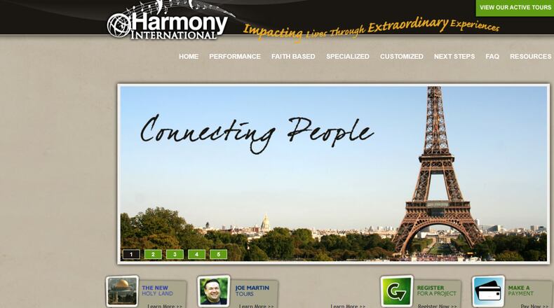Harmony International's website now has been taken down.