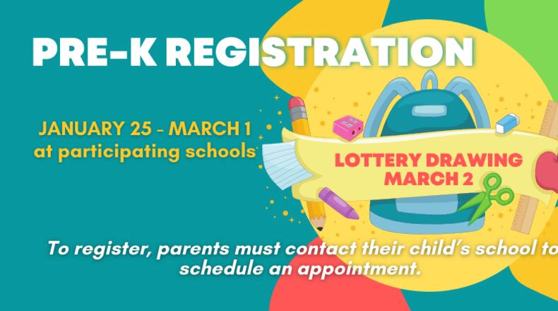 Pre-kindergarten programs will be offered at 12 Fayette County elementary schools for the 2021-22 school year. Courtesy FCBOE