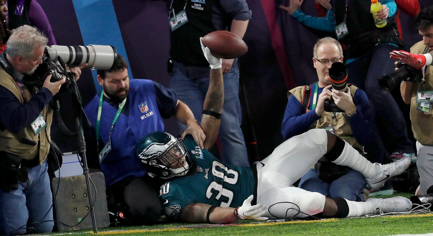 Photos: Eagles take halftime lead in Super Bowl LII