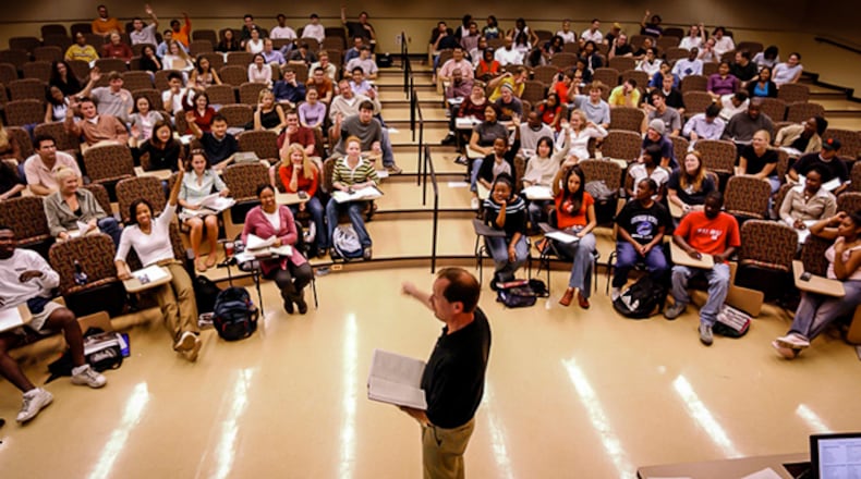 Should more high school students be able to take classes like this one at Georgia State? (GSU Photo)