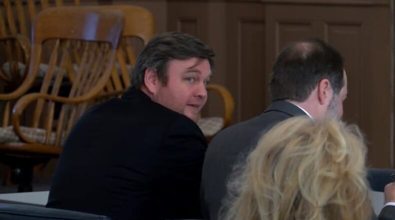 Bo Dukes, shown on day three of his trial, did not take the stand in his defense.