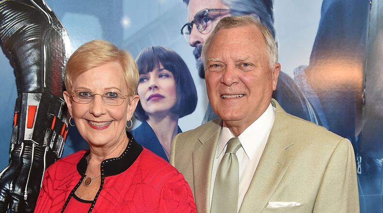ATLANTA, GA - JULY 12: First Lady Sandra Deal and Georgia Governor Nathan Deal attend "Ant-Man" Atlanta Cast And Crew Screening at Regal Atlantic Station 18 on July 12, 2015 in Atlanta, Georgia. (Photo by Paras Griffin/Getty Images for Marvel Studios)