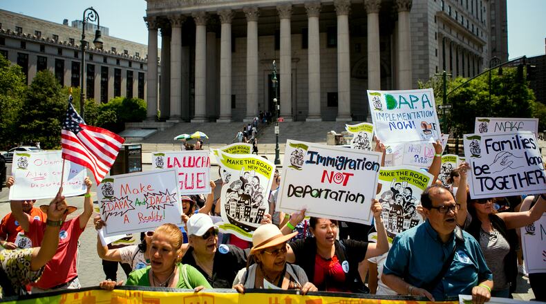 In the wake of Donald Trump's election, immigrants in the Deferred Action for Childhood Arrivals program have been swept up in a wave of anxiety, worried about being forced back underground or even deported. (Sam Hodgson/The New York Times)