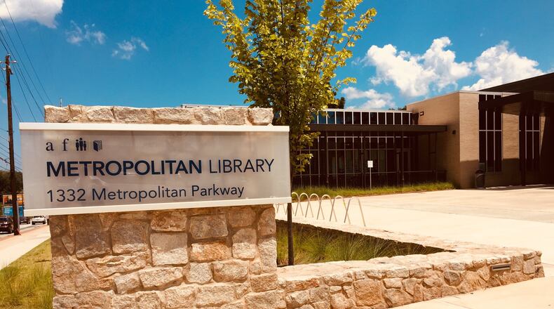 Metropolitan Parkway branch of the Fulton County Library System. AJC FILE PHOTO