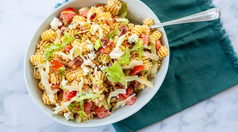 Wedge Salad Pasta Salad. (Aaliyah Man for The Atlanta-Journal Constitution)
