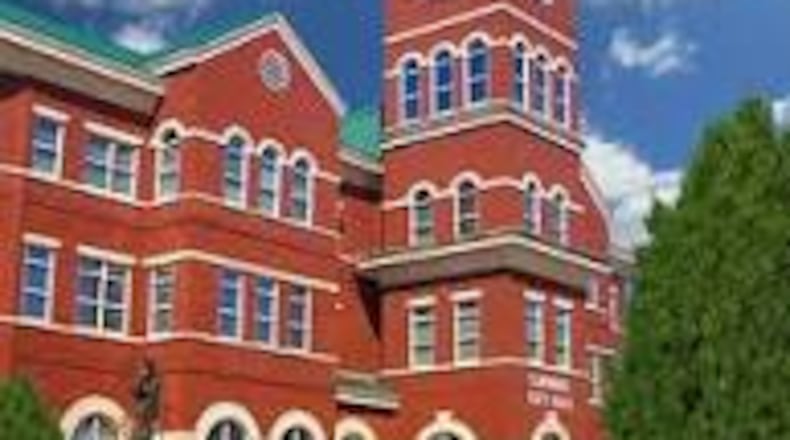 The clock tower at Cumming City Hall, where hearings will be held on the city’s draft comprehensive plan