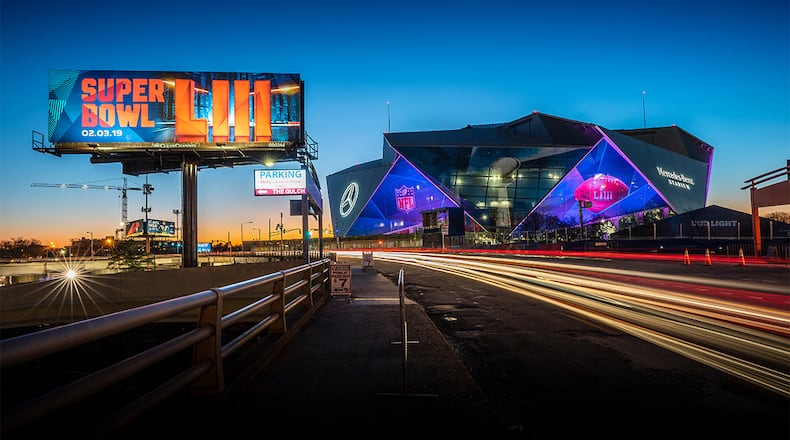 Is this the last Super Bowl in Atlanta -- No. 53, back in 2019?