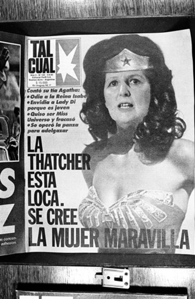 The iconic Margaret Thatcher