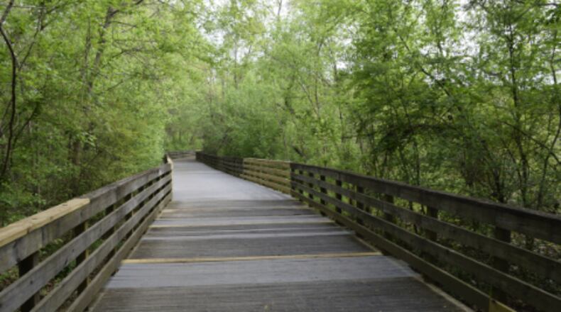 A section of the Big Creek Park boardwalk that was closed to replace multiple sections of joists and decking reopens May 4. (Courtesy City of Roswell)