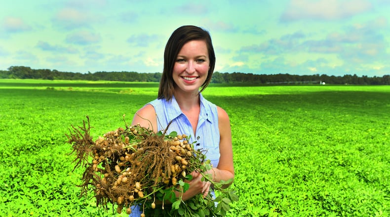 Casey Cox of Longleaf Ridge Farms is the sixth generation of her family to farm the land in Camilla. (Chris Hunt for The Atlanta Journal-Constitution)