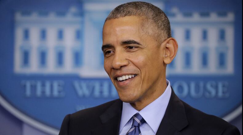President Barack Obama speaks during a news conference in the Brady Press Briefing Room at the White House December 16, 2016 in Washington, DC. (Chip Somodevilla/Getty Images)