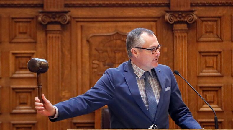 Lt. Gov. Casey Cagle, presides over the Georgia Senate and is running for governor. BOB ANDRES /BANDRES@AJC.COM