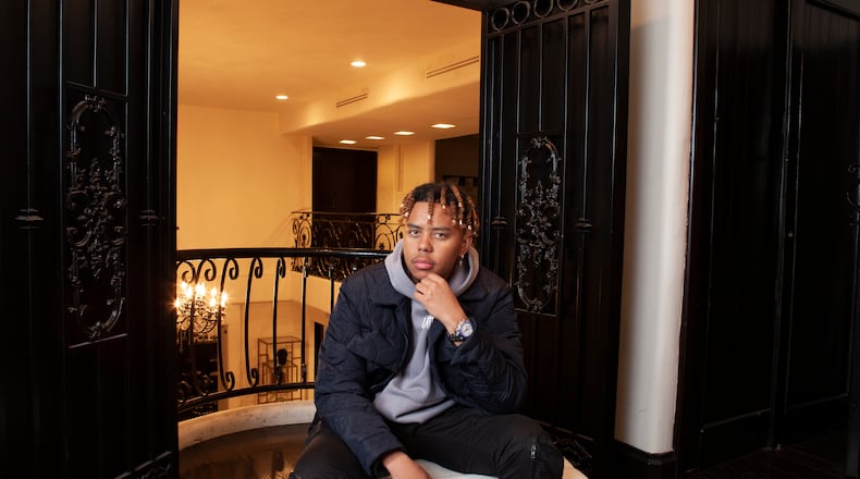 This Dec. 17, 2019 photo shows YBN Cordae during a portrait session in Beverly Hills, Calif. The rapper is nominated for two Grammys, for his album "The Lost Boy"and his song "Bad Idea" featuring Chance the Rapper. (Photo by Rebecca Cabage/Invision/AP)