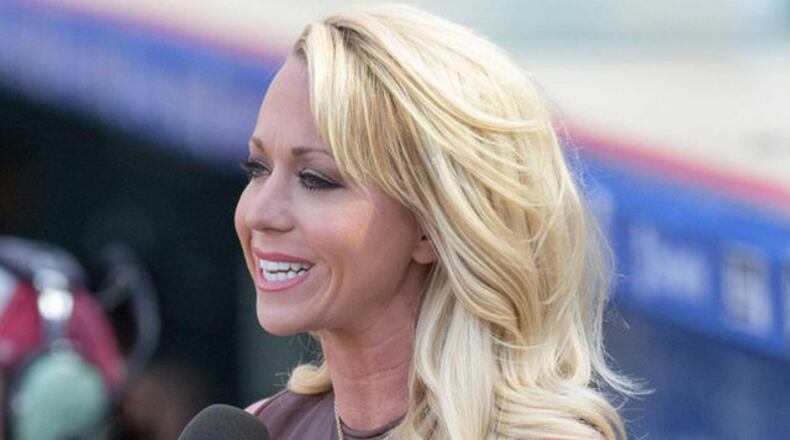 <p>Fox Sports South Braves reporter Kelsey Wingert. (AP file photo)</p>