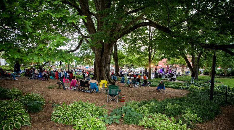 Norcross is seeking artists to commemorate the Champion Elm Tree located in Betty Mauldin Park. (Courtesy City of Norcross)