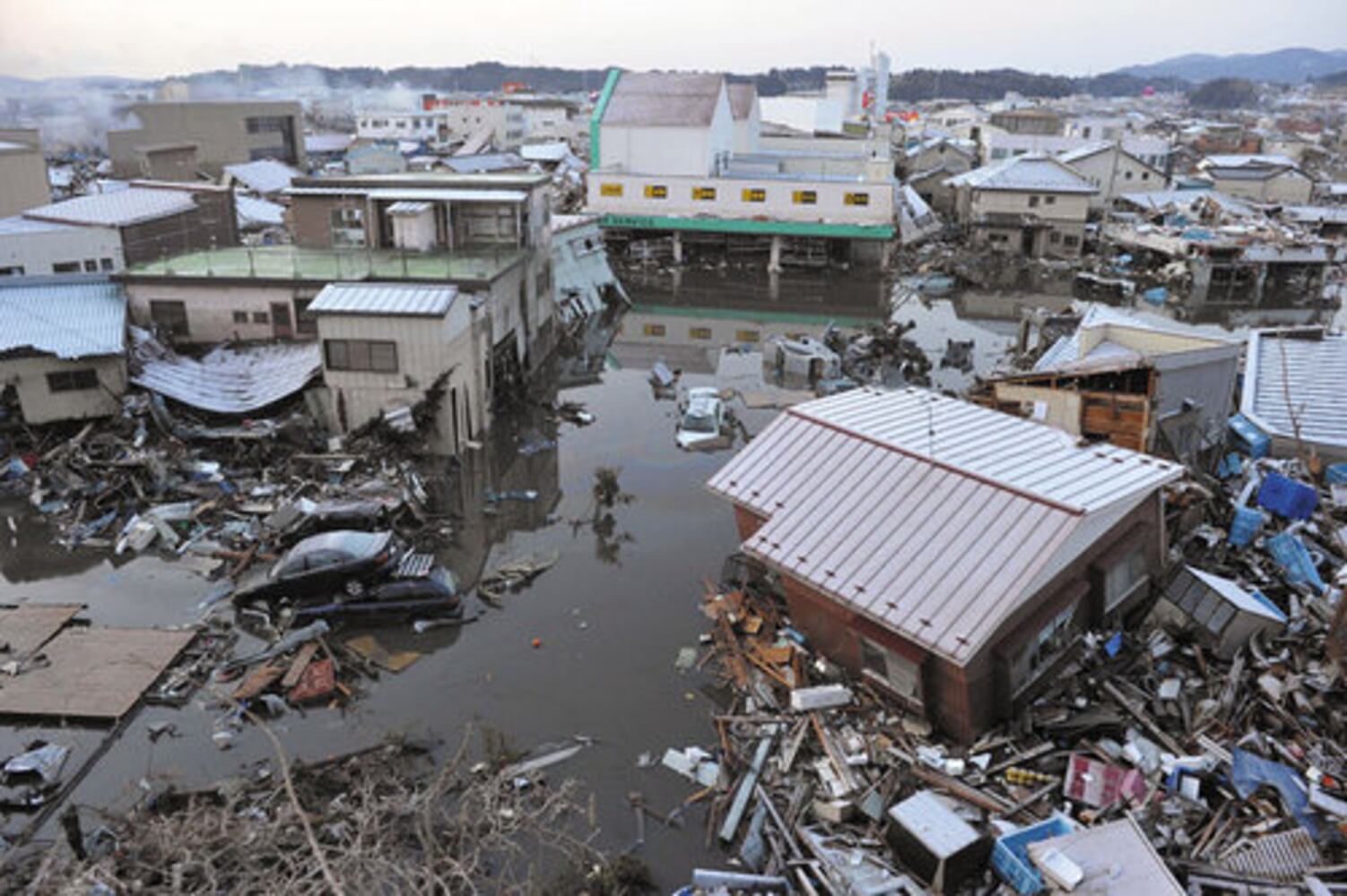 Tsunami devastates Japan