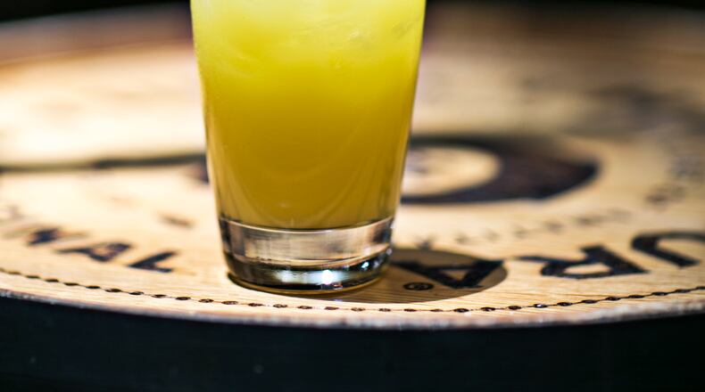 Alma Cocina's pineapple agua fresca