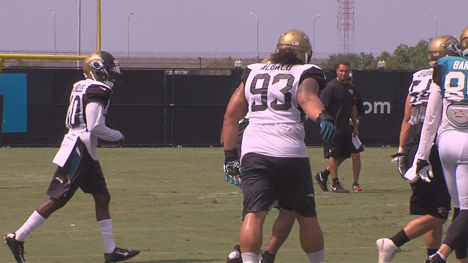 Jaguars players fight at training camp