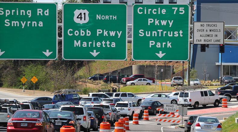 The chief executive officer of the Cobb County Chamber of Commerce says 45 percent of businesses that chose not to locate in the county said the reson was its lack of transit connectivity. Curtis Compton/ccompton@ajc.com