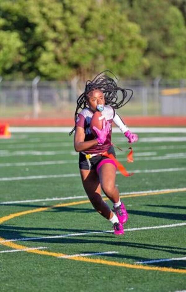 The Girls Flag Football Jamboree featured Luella, Eagle's Landing and Union Grove high schools. (Photo Courtesy of Toni Lee)