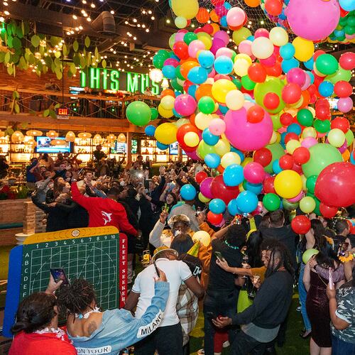 Bid 2025 farewell with a midnight balloon drop at Your 3rd Spot in Atlanta. (Courtesy of Your 3rd Spot)